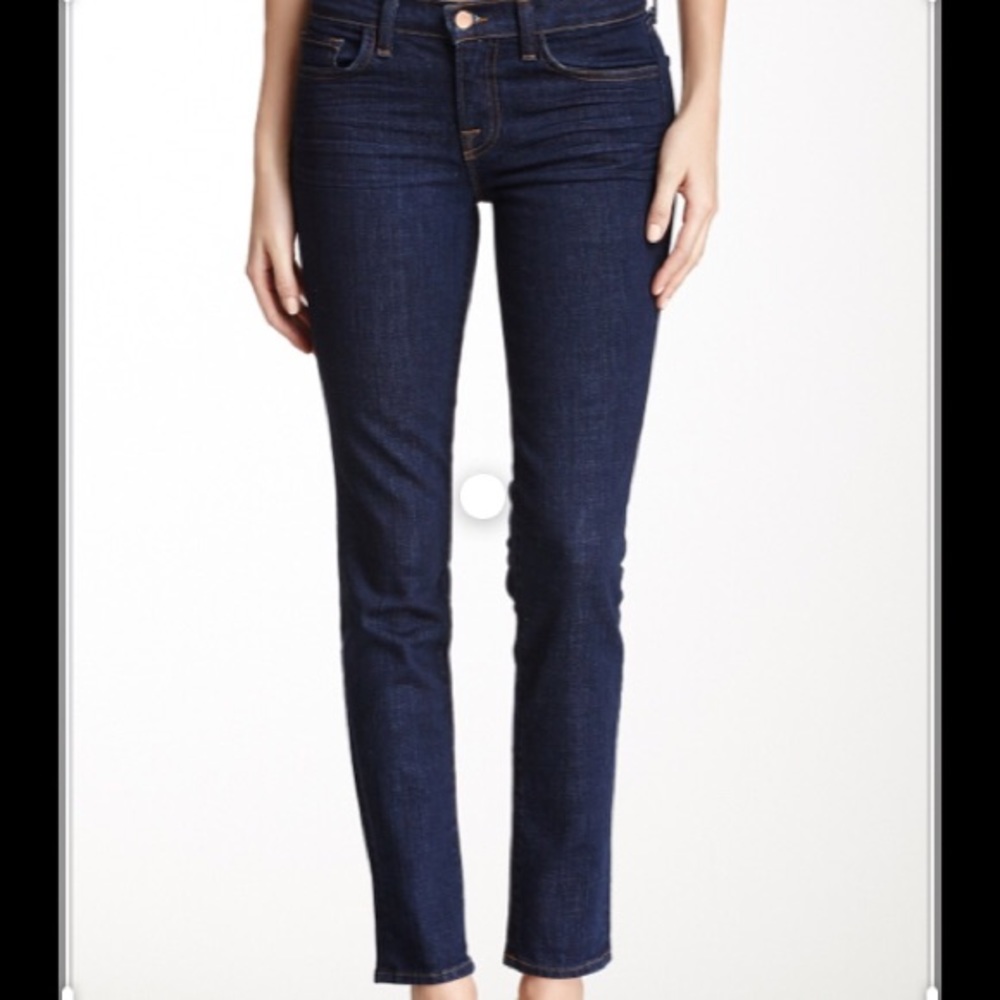 J Brand Mid Rise Skinny Leg League Jean straight 28